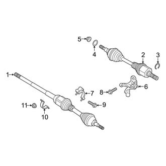 Ford OE - Front Suspension - Drive Axles (Sport)