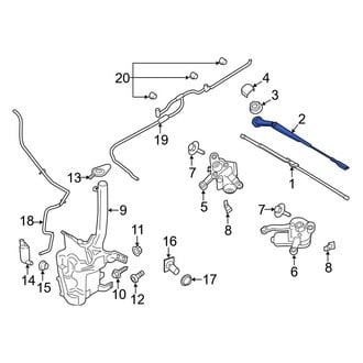 Ford OE - Left Wiper Arm