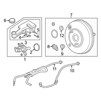 Ford OE - Cowl - Components on Dash Panel