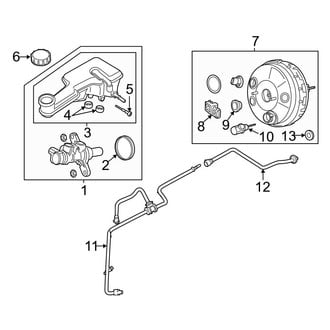 Ford OE - Cowl - Components on Dash Panel