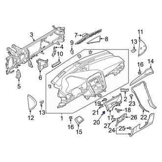 Ford OE - Door Window Switch Bezel Clip