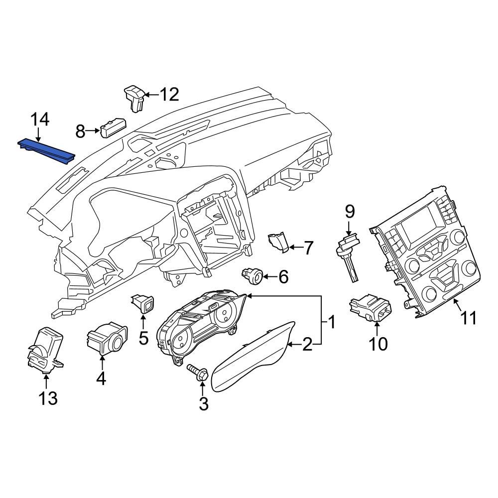 ford-oe-ds7z19g468a-heads-up-display-assembly