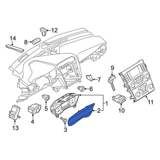 Ford OE - Instrument Panel Lens
