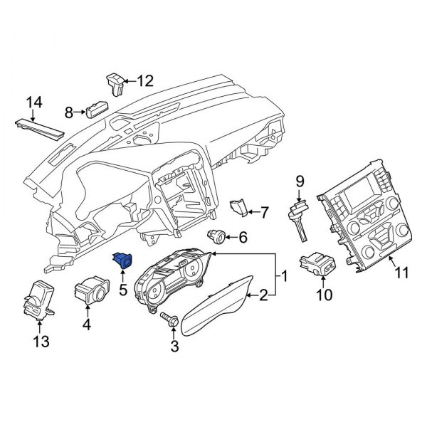 Trunk Lid Release Switch