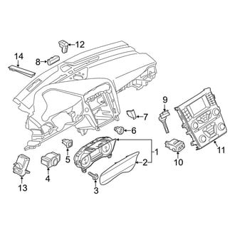 Ford OE - Instrument Panel - Cluster & Switches