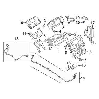 Ford OE - Rear Navigation Microphone Bezel