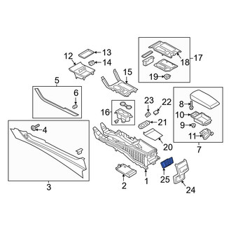 Ford OE - Console Air Vent