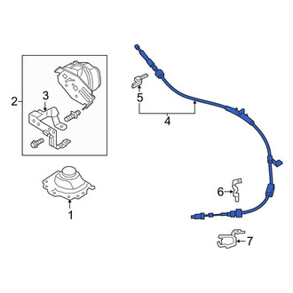 Ford OE - Automatic Transmission Shifter Cable