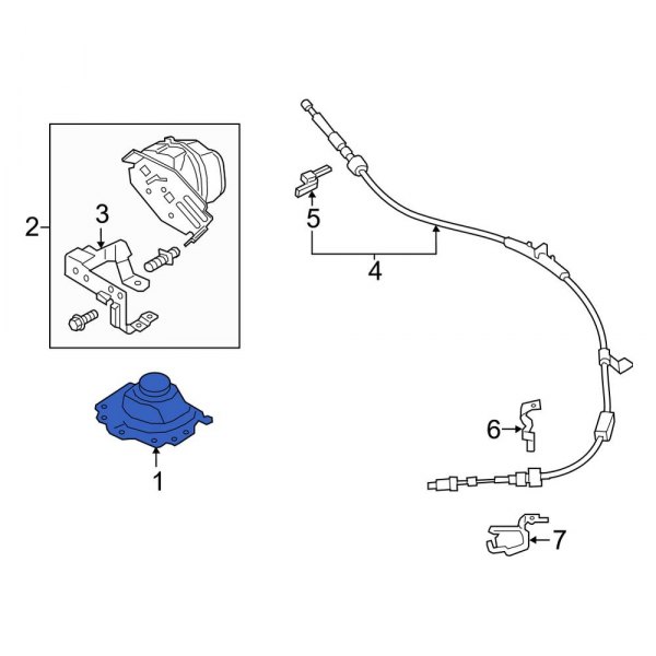 Automatic Transmission Shift Cover Plate