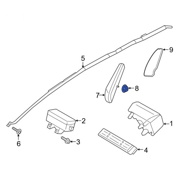 Seat Air Bag Nut