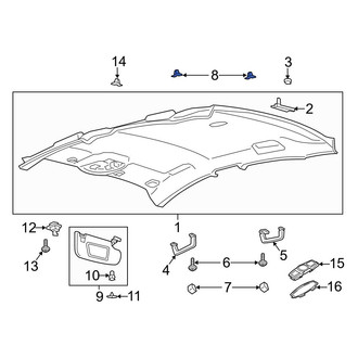 Ford OE - Interior Grab Bar Nut