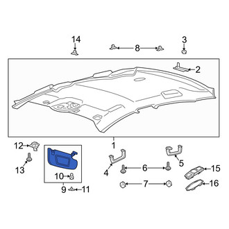 Ford OE - Sun Visor Light Bulb