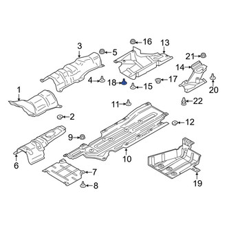 Ford OE - Rocker Panel Molding Clip
