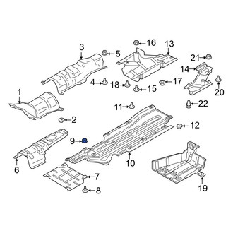 Ford OE - Fender Liner Nut