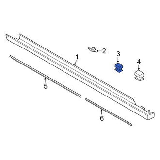 Ford OE - Rocker Panel Molding Clip