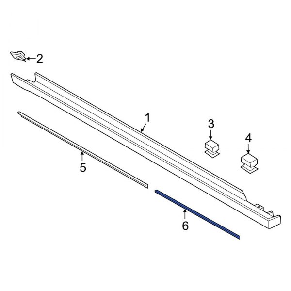 Rocker Panel Molding Seal