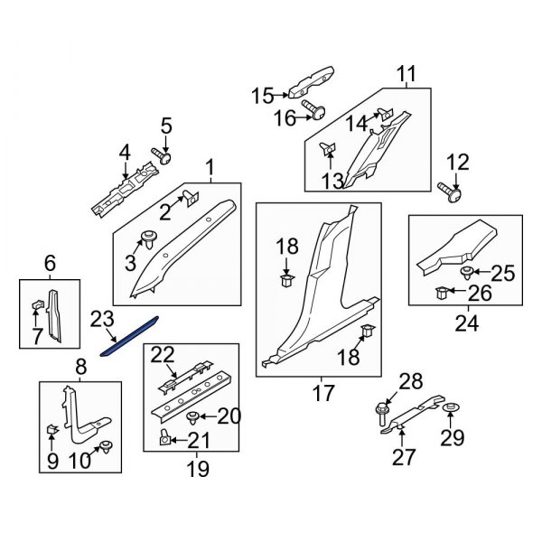 Door Trim Sill Plate Insert