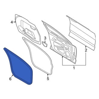 Ford OE - Front Right Inner Door Seal