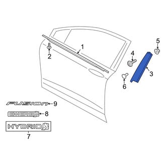 Ford OE - Front Right Door Applique