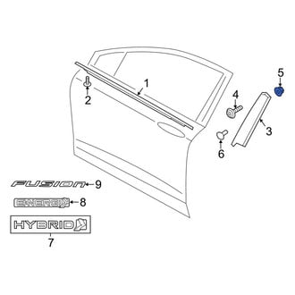Ford OE - Door Applique Nut