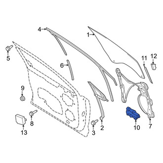 Ford OE - Front Left Window Motor