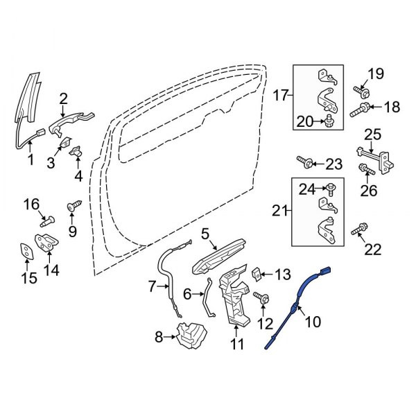 Door Latch Cable