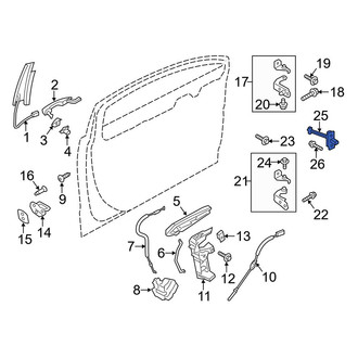 Ford OE - Front Door Check
