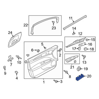 Ford OE - Front Left Door Window Switch