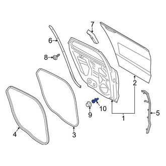 Ford OE - Rear Door Stop