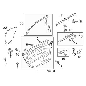 Ford OE - Rear Door - Interior Trim