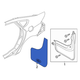 Ford OE - Rear Mud Flap