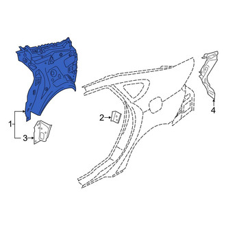 Ford OE - Rear Right Rear Body Reinforcement