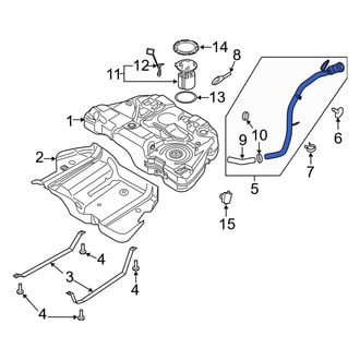 Ford OE - Fuel Tank Filler Neck