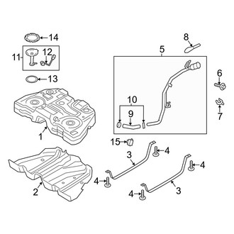Ford OE - Fuel System Components (AWD 2.0L)