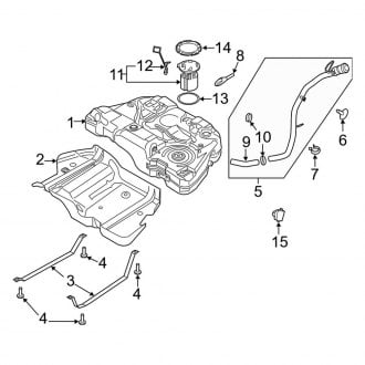 2014 Ford Fusion OEM Fuel System Parts - Pumps, Lines | CARiD