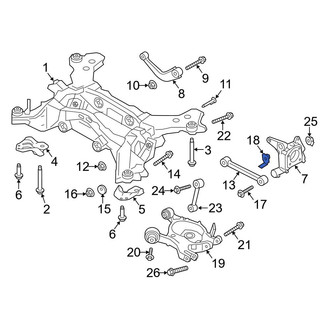 Ford OE - Lower Suspension Shock Absorber Nut
