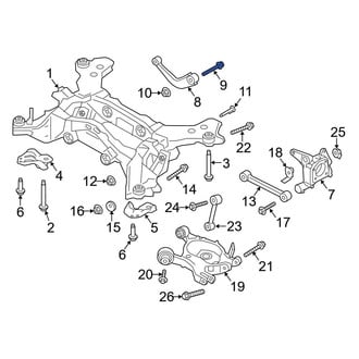 Ford OE - Rear Upper Lower Suspension Control Arm Bolt