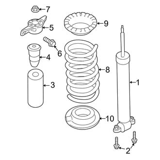 Ford OE - Rear Suspension - Shocks & Components (AWD)