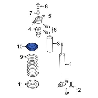 Ford OE - Rear Upper Coil Spring Insulator