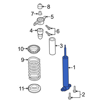 Ford OE - Rear Left Suspension Shock Absorber