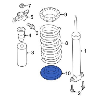 Ford OE - Rear Lower Coil Spring Insulator