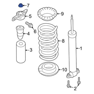 Ford OE - Upper Body Mount Cushion Nut