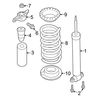 Ford OE - Rear Suspension - Shocks & Components (Platinum / SE / Titanium AWD)