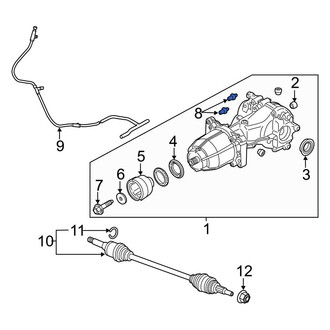 Ford OE - Rear Differential Vent Hose
