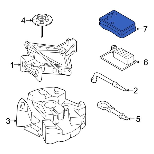Ford OE KR3Z19G525A Tire Repair Kit