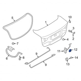 Ford Mustang OEM Trunks & Parts | Lids, Rear Panels — CARiD.com