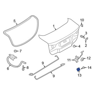 Ford OE - Rear Deck Lid Striker