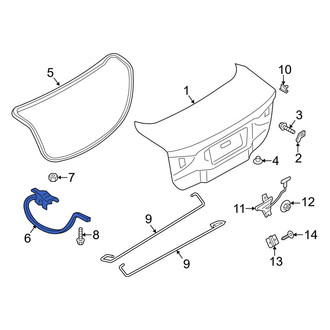 Ford OE - Rear Left Deck Lid Hinge