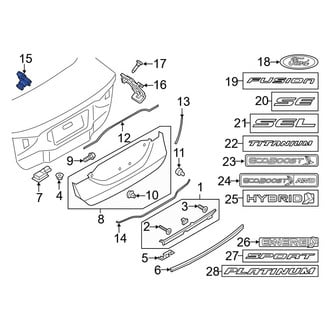 Ford OE - Rear Park Assist Camera