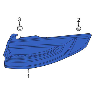 Ford OE - Rear Left Tail Light Assembly